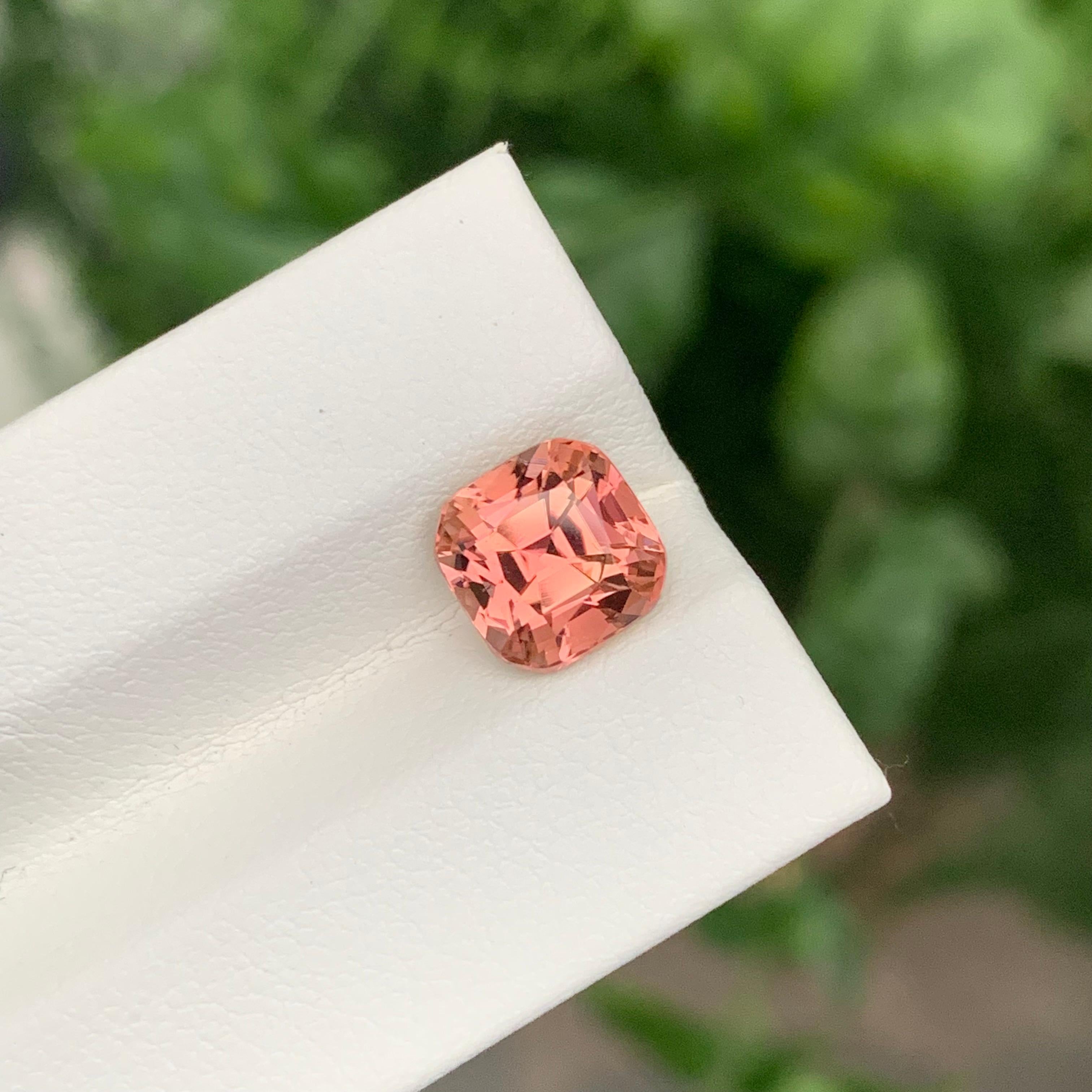 Turmalina rosa melocotón facetada

Peso: 2,95 quilates
Dimensión: 7,8 x 7,8 x 6,8 Mm
Color: Rosa melocotón
Tratamiento: No
Certificado: A petición del cliente
Forma: Cojín cuadrado 


La turmalina es una piedra preciosa cautivadora conocida por su