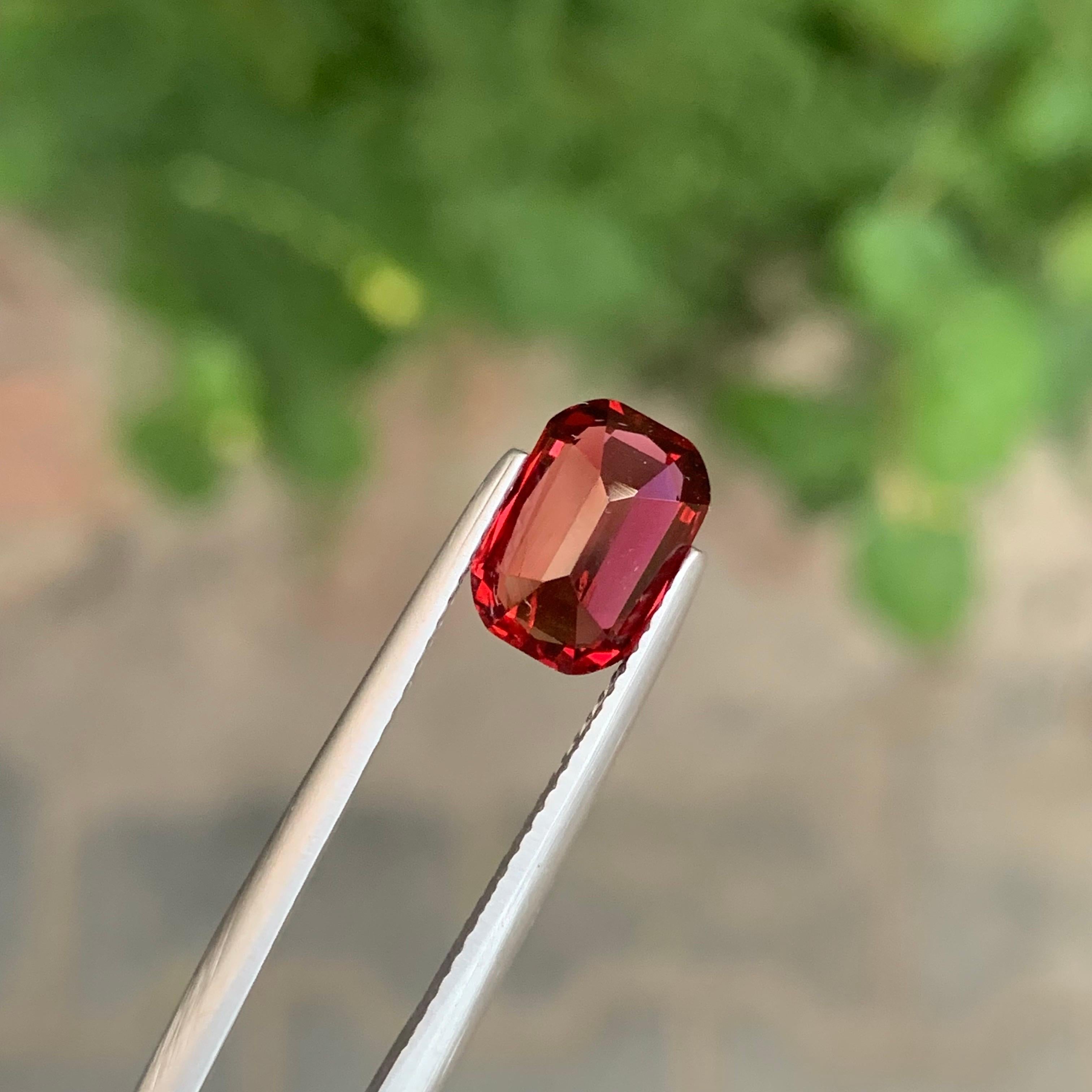 Granate rodolita suelto 

Peso: 2,95 quilates
Dimensiones: 9,4 x 6,5 x 5,0 Mm. 
Color: Rojo
Tratamiento: No
Forma : Cojín 
Certificado: A petición 

El granate rodolita, una gema célebre por sus encantadores tonos rojizos y morados, ocupa un lugar