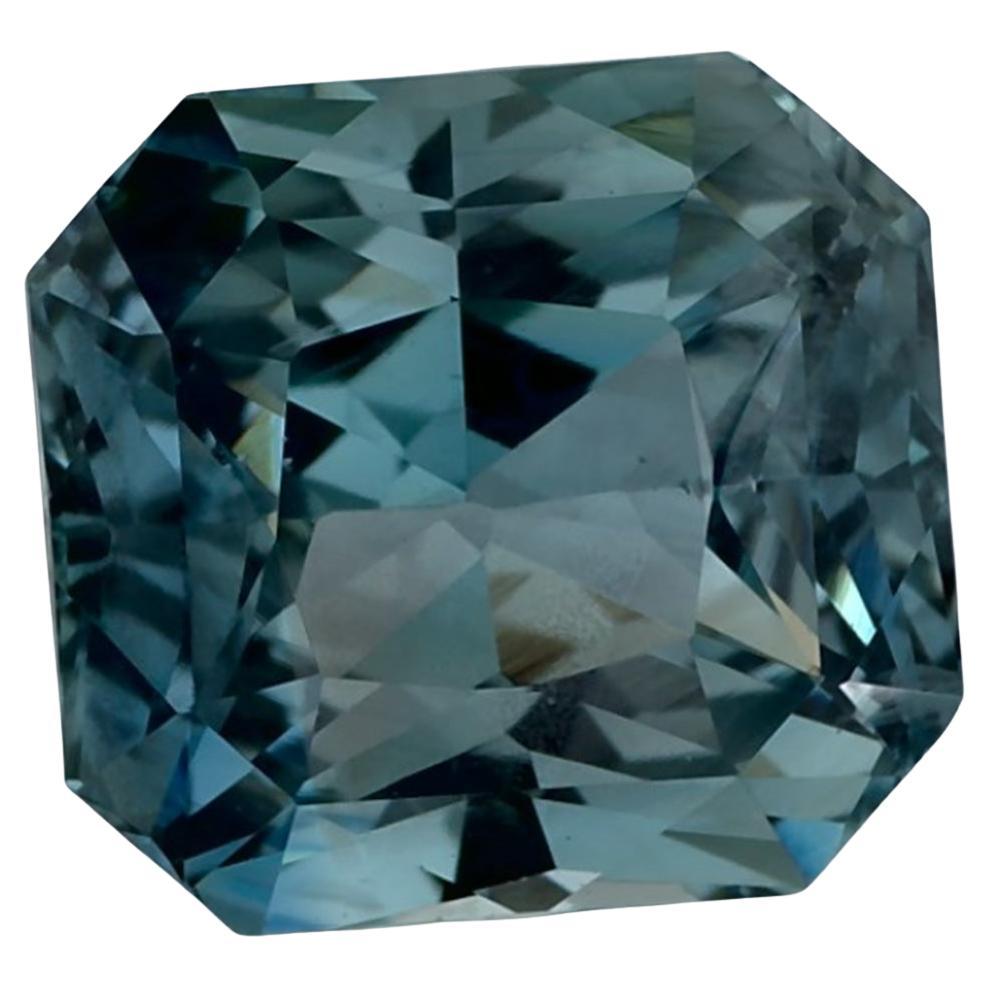 2.95 Ct Blue Sapphire Octagon Cut Loose Gemstone