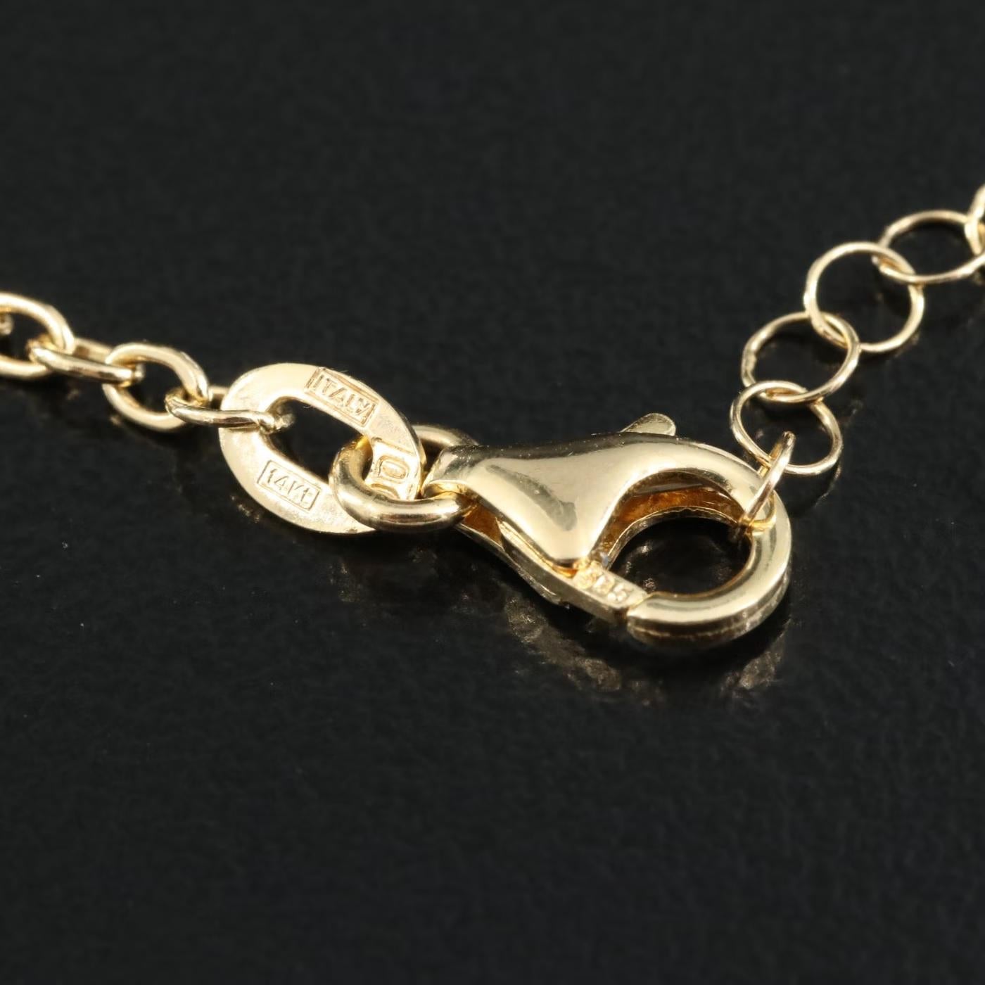 $2950 / Italy Designer Top Quality Fringe Necklace / Adjustable / 14K Gold 4