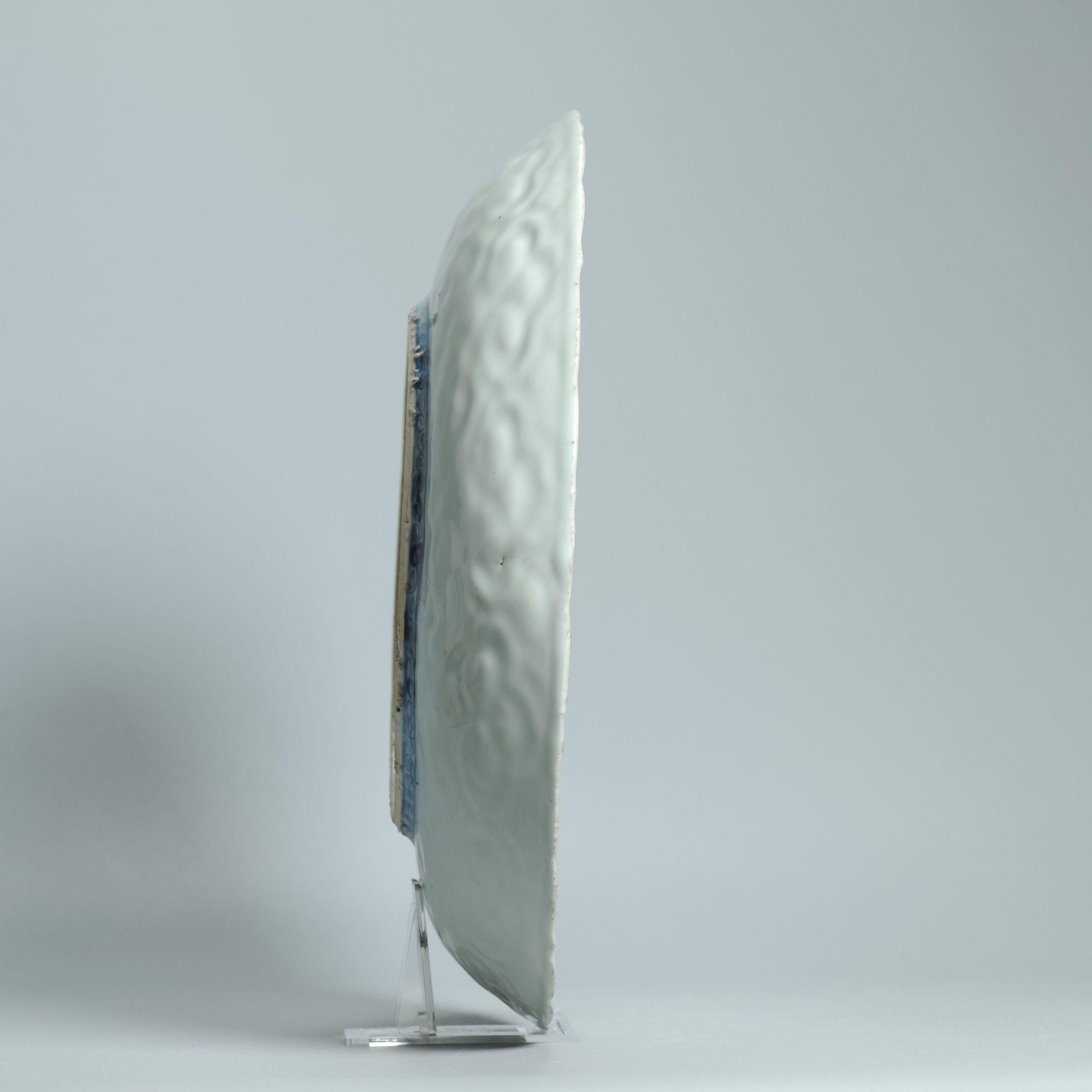 29.5CM Grande raro Wanli Antico Periodo Ming Porcellana Cinese Piatto di alta qualità in vendita 9