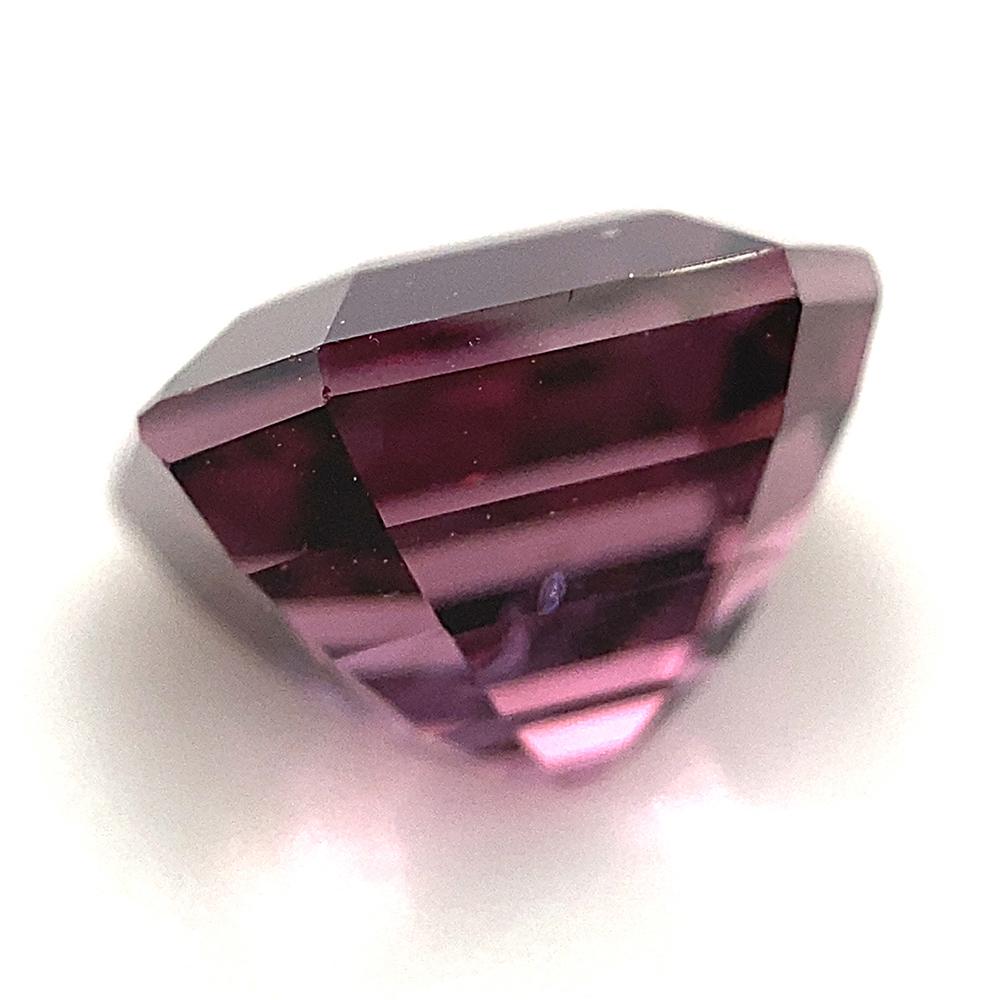 2.95ct Octagonal/Emerald Cut Pink-Purple Spinel GIA Certified Unheated For Sale 5