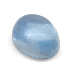 Cabochon-Blauer Aquamarin aus Brasilien, 2.95 Karat