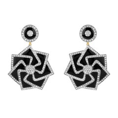 2.96 Carat Diamond Cocktail Earrings