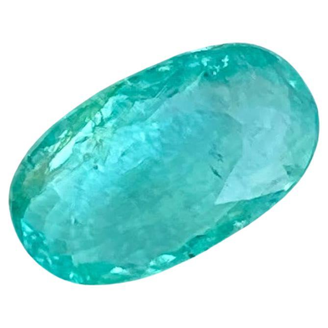 2.96 Carats Paraiba Tourmaline Oval Cut Natural Mozambique Stone AIGS Certified For Sale
