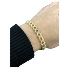 Used 2.96 Carat Cuban Link Bracelet