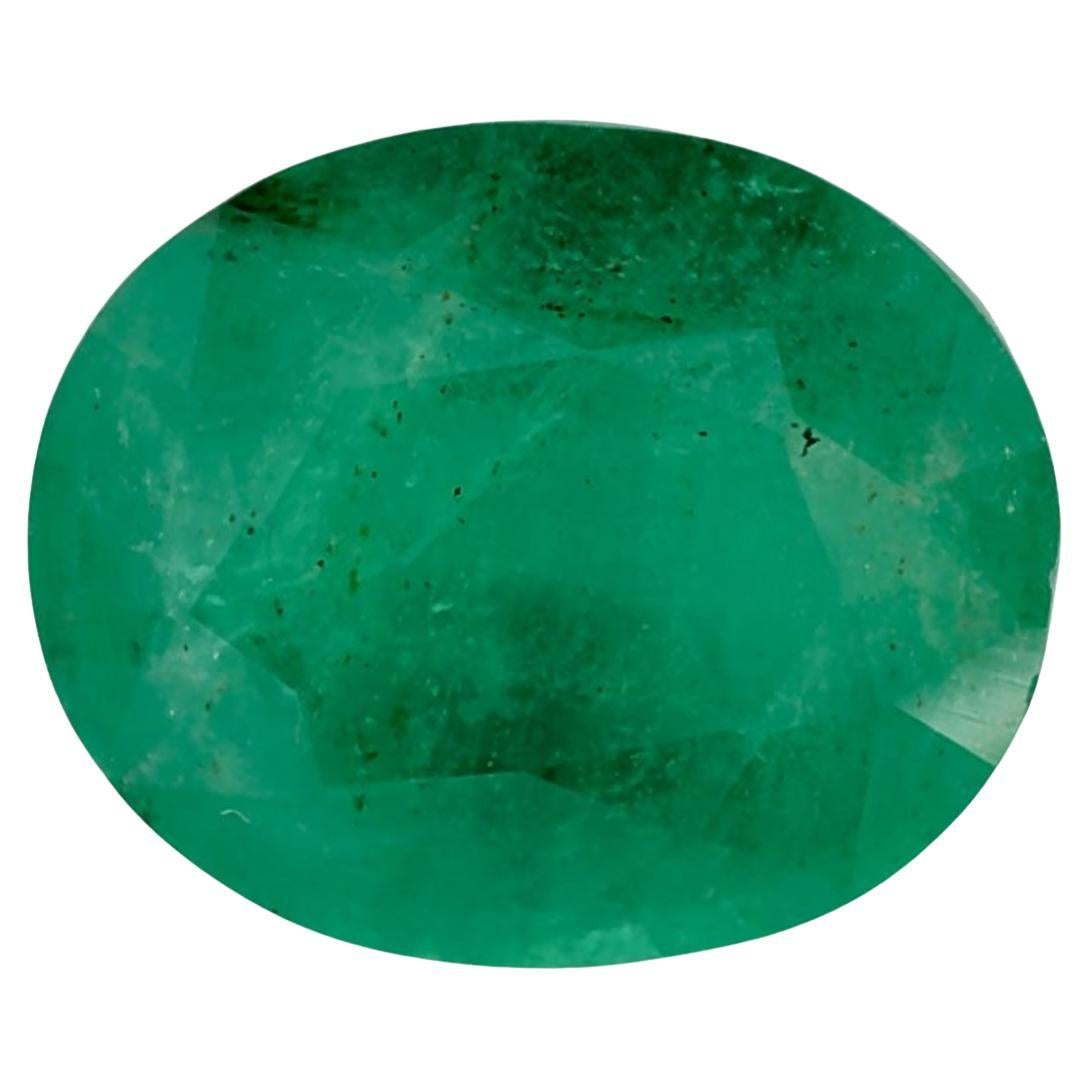 2.96 Ct Emerald Oval Loose Gemstone