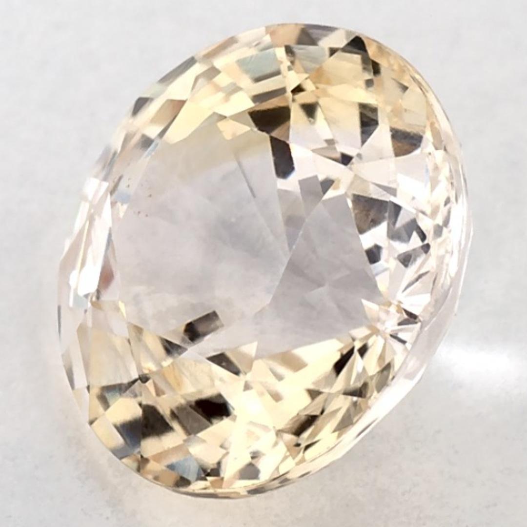 Donna 2.96 carati di zaffiro rosa rotondo sfuso in vendita