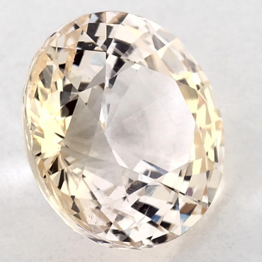 2.96 carati di zaffiro rosa rotondo sfuso in vendita 2