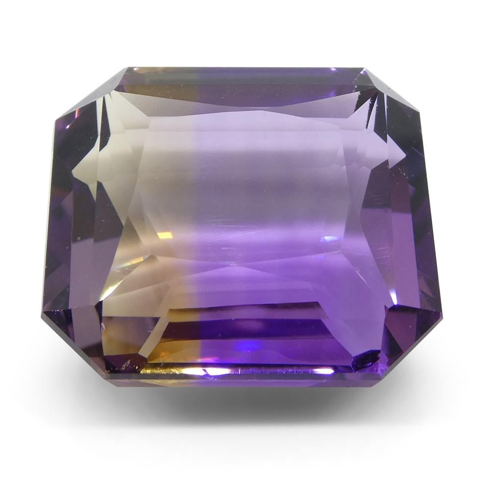 Brilliant Cut 29.65 ct Emerald Cut Ametrine For Sale