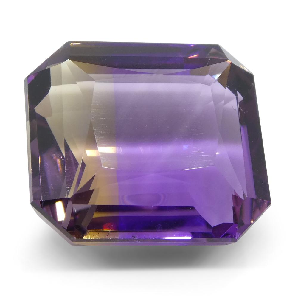 29.65 ct Emerald Cut Ametrine In New Condition For Sale In Toronto, Ontario