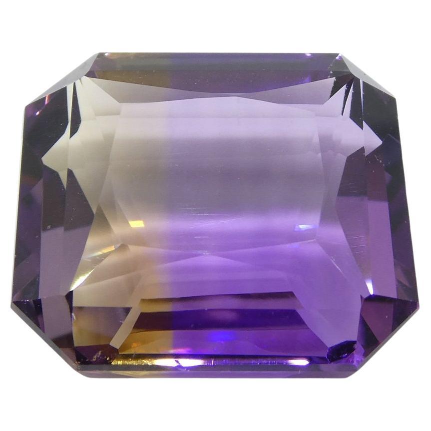 29.65 ct Emerald Cut Ametrine For Sale