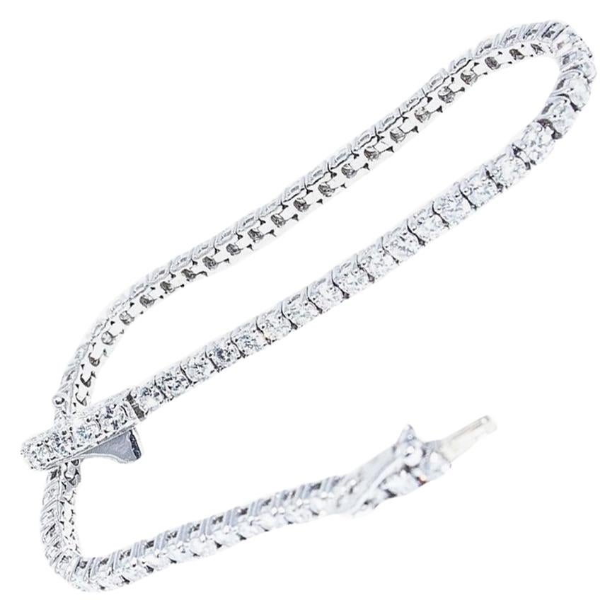 2.97 Carat Diamond Tennis Bracelet