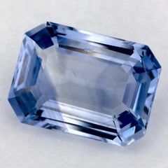 2.97 Ct Blue Sapphire Octagon Cut Loose Gemstone