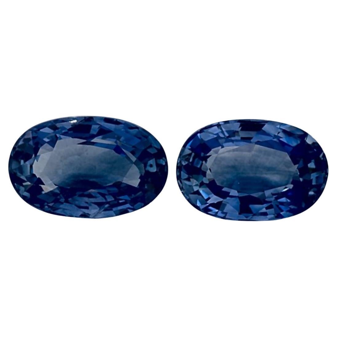 2.97 Ct Blue Sapphire Oval Loose Gemstone