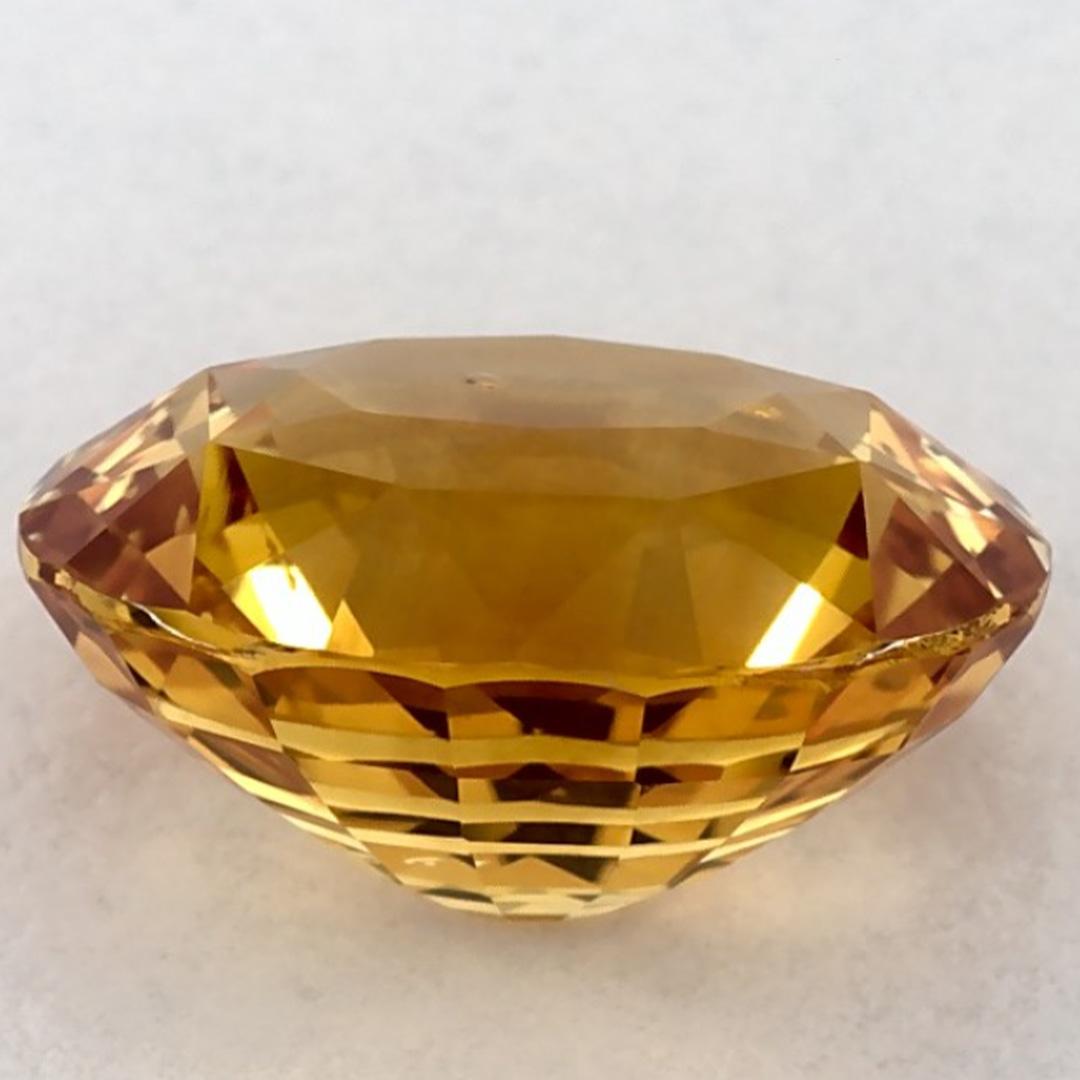 2.97 carati di zaffiro giallo ovale sfuso In condizioni Nuovo in vendita a Fort Lee, NJ