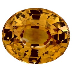 2.97 Ct Yellow Sapphire Oval Loose Gemstone (pierre précieuse en vrac)