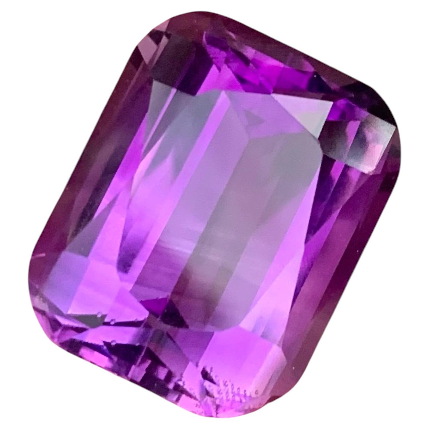 29.70 Carat Natural Loose Amethyst Cushion Cut Gemstone