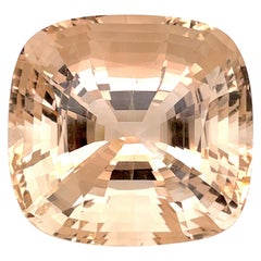 297.12 Carat Cushion Cut Brown Topaz Loose Gemstone