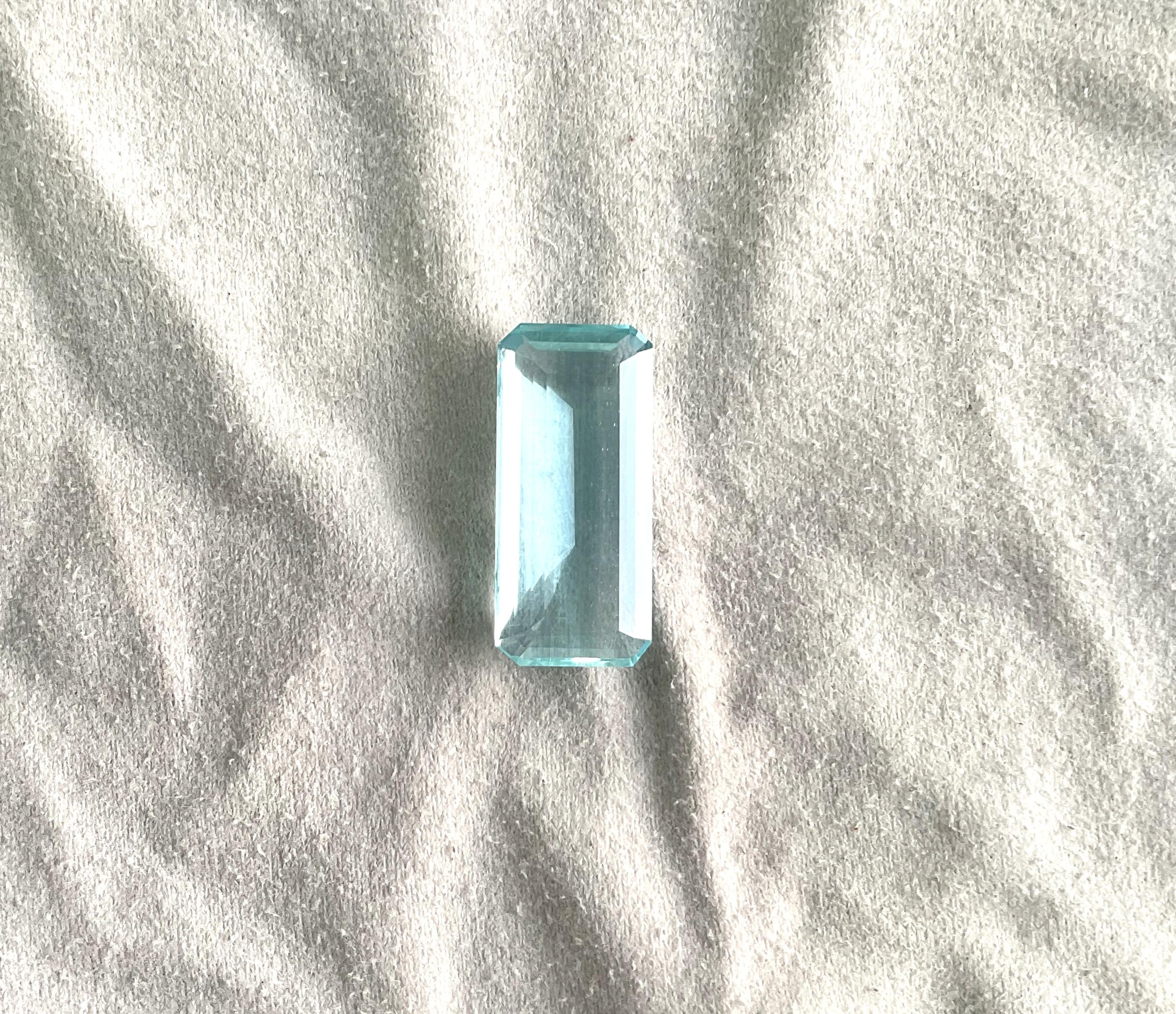 29.73 Carats Aquamarine Top Quality Octagon Cut Stone For Jewelry Natural Gem

Gemstone - Aquamarine
Weight:  29.73 Carats
Size: 29.88x14x8 MM
Pieces: 1