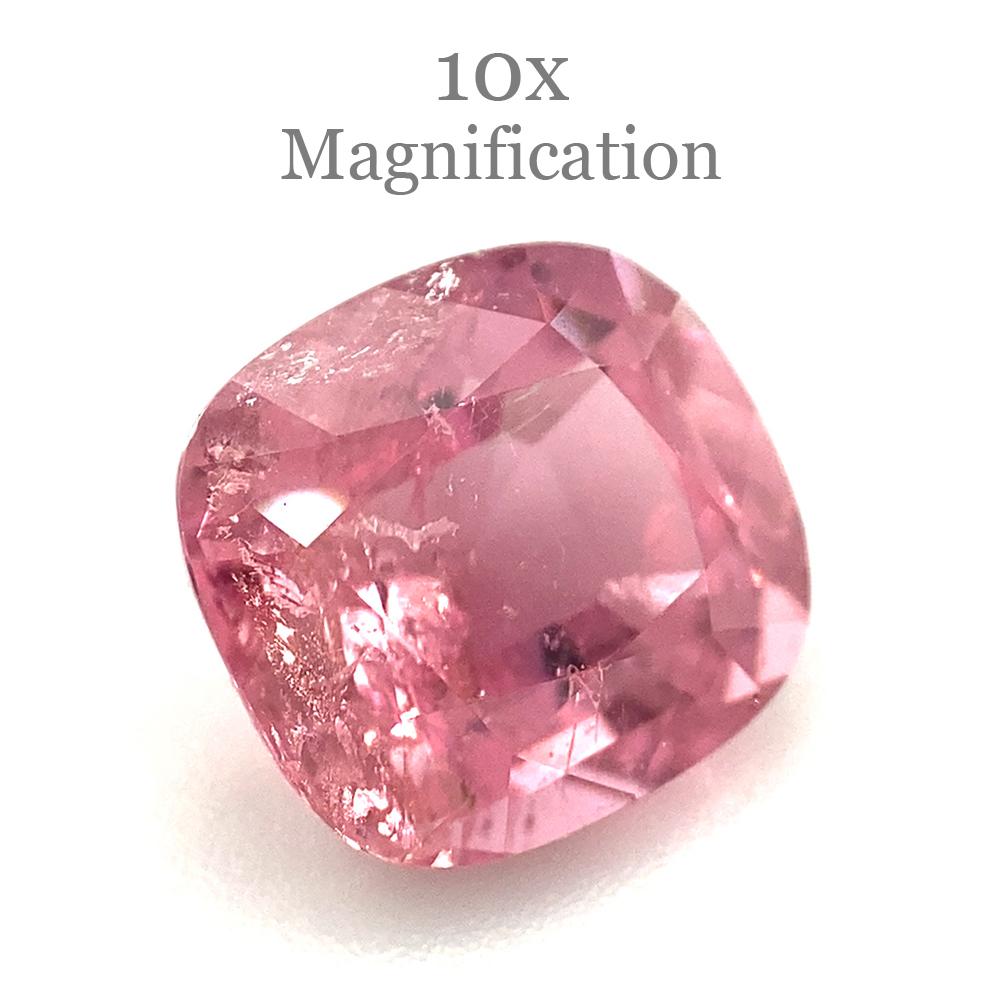 2,97ct Turmalina rosa púrpura en cojín en venta 6
