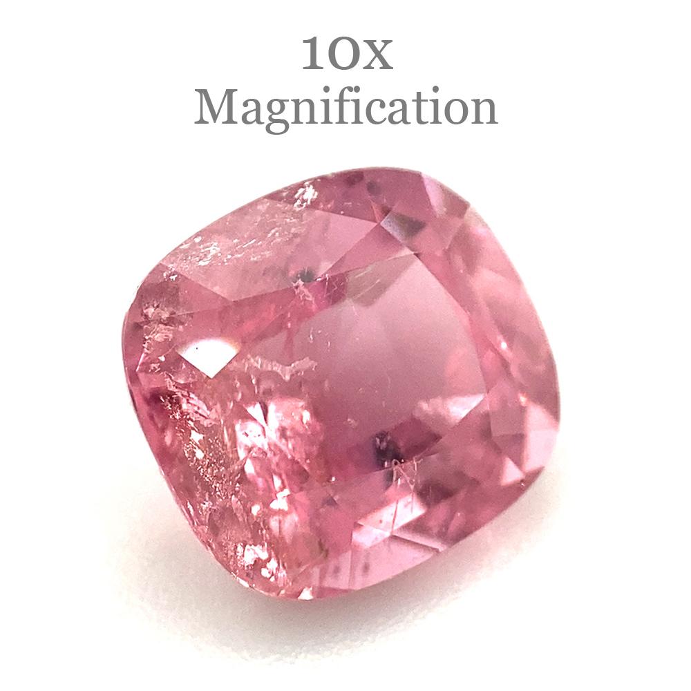 2.97ct Cushion purplish Pink Tourmaline from Brazil For Sale 6