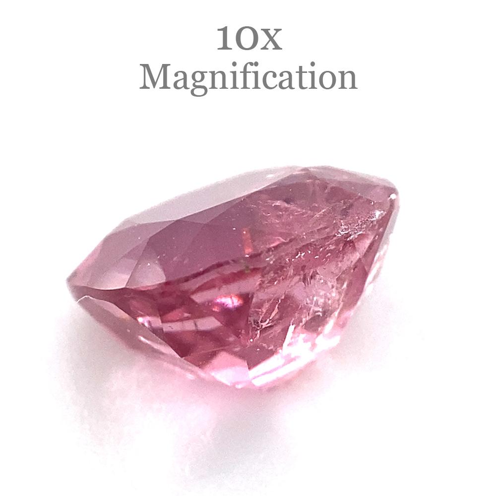 2.97ct Cushion purplish Pink Tourmaline from Brazil In New Condition For Sale In Toronto, Ontario
