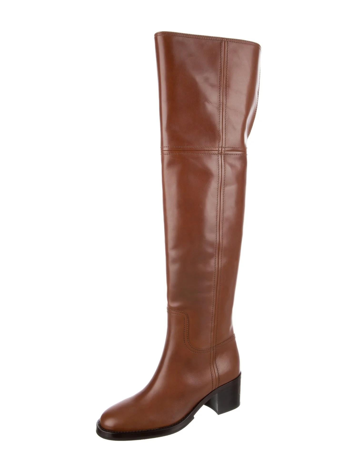 Marron Bottes Gucci 2024 au-dessus du genou, 2985, neuves dans leur boîte, taille 40 en vente