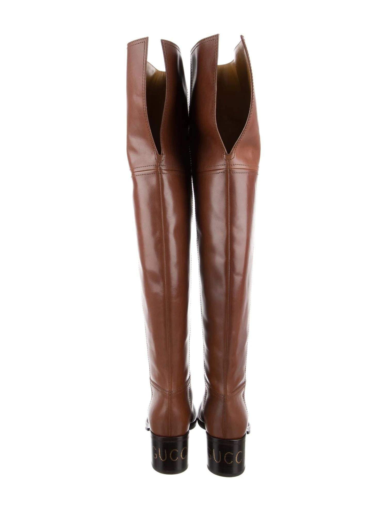 Bottes Gucci 2024 au-dessus du genou, 2985, neuves dans leur boîte, taille 40 Pour femmes en vente