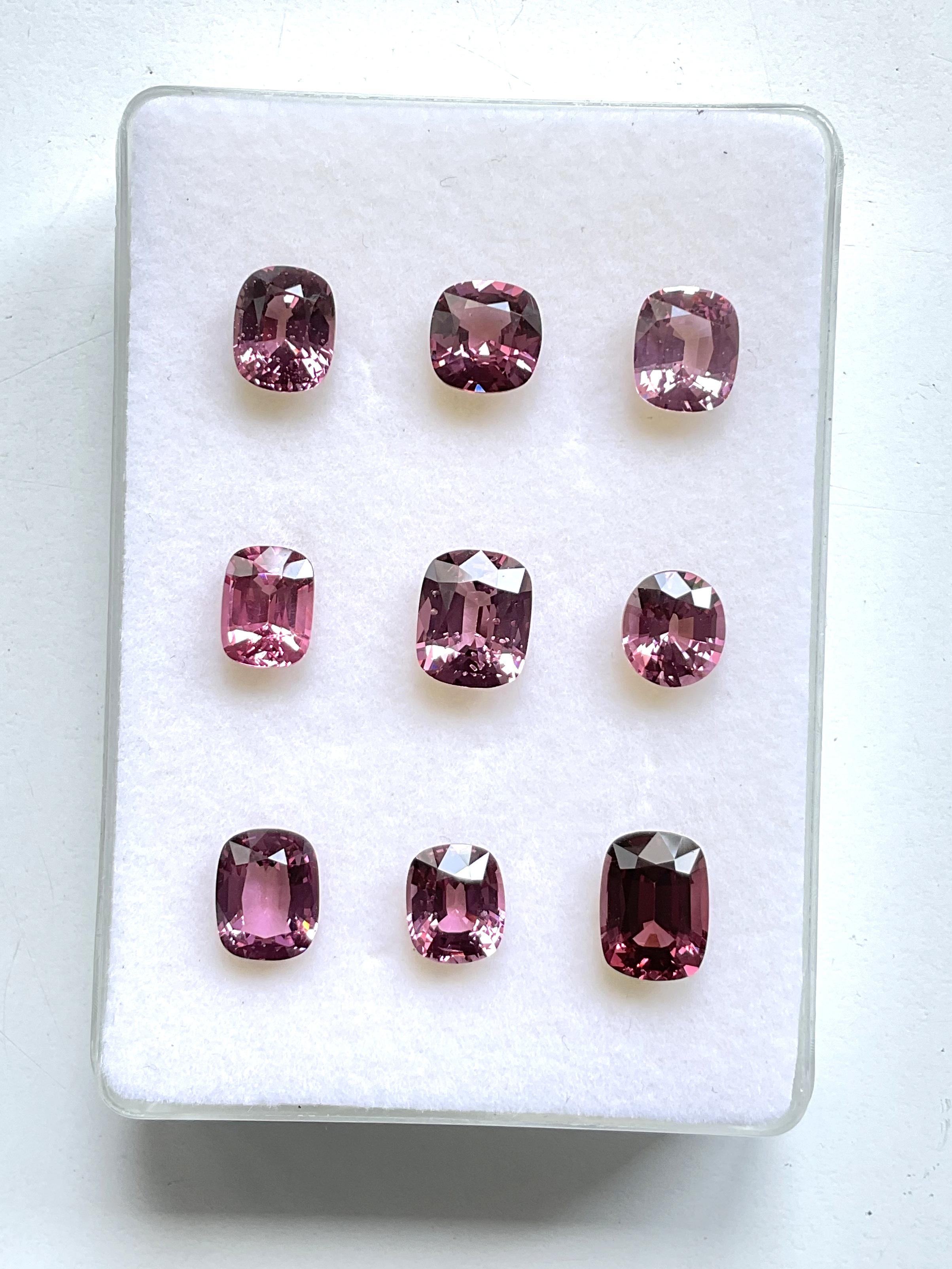 29.88 Carats Burma Pinkish Spinel Top Quality Cut stone For Jewelry Natural Gem For Sale 2