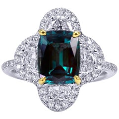 Bague en alexandrite brésilienne naturelle certifiée Gubelin de 2,99 carats de Mark Henry