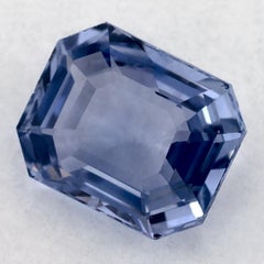2.99 Ct Blue Sapphire Octagon Cut Loose Gemstone