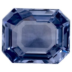 2.99 Ct Zaffiro blu taglio ottagono Gemma sfusa