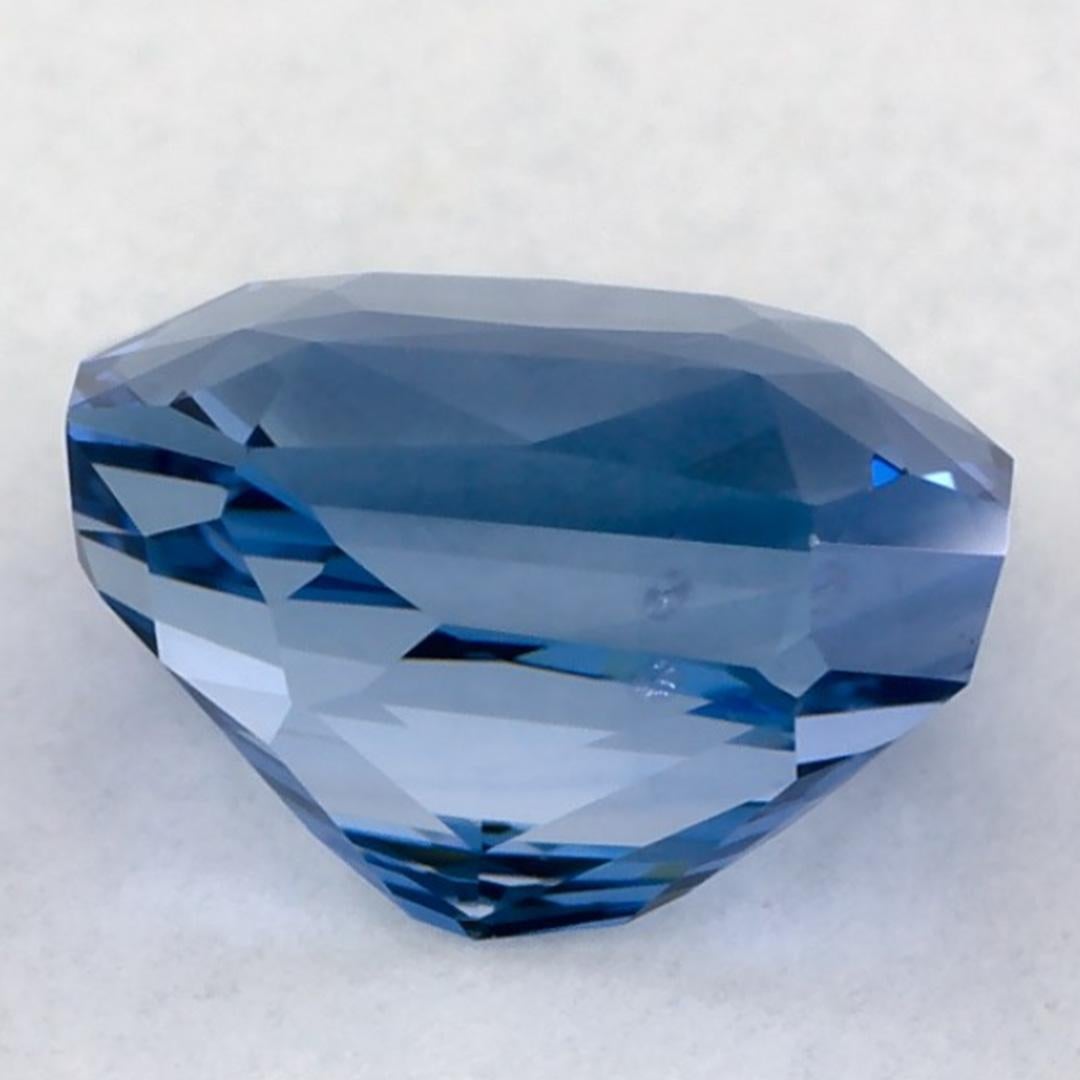 Pierre précieuse taille radiant saphir bleu 2.99 carats Neuf - En vente à Fort Lee, NJ