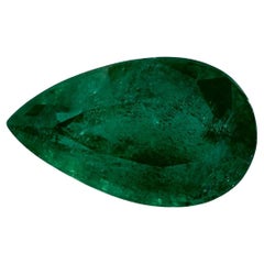 Gema suelta de pera esmeralda de 2.99 qt