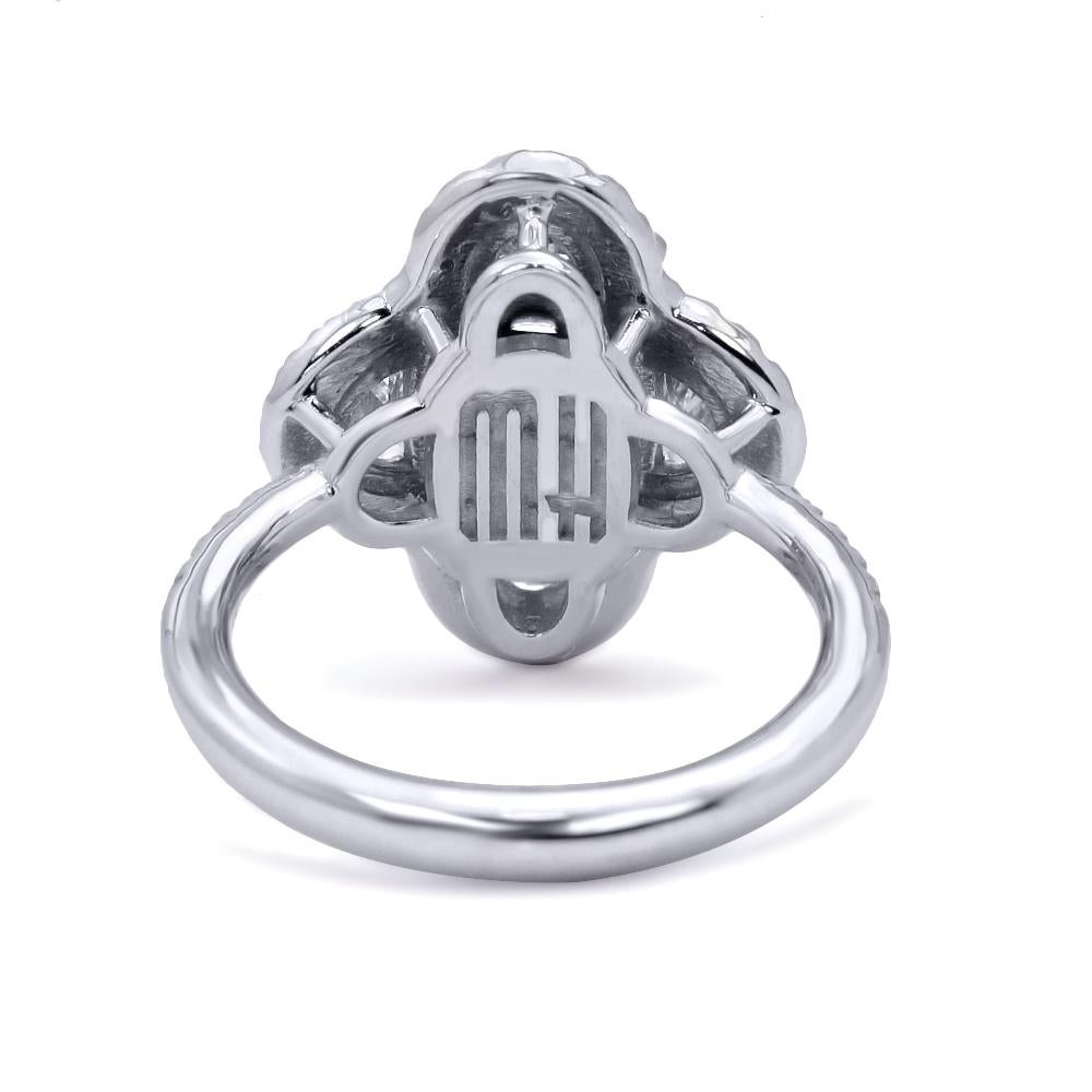 Contemporary Gubelin Certified 2.99 Carat Natural Brazilian Alexandrite Ring from Mark Henry