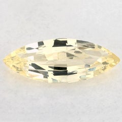 2.99 Karat Gelber Saphir Marquise Loser Edelstein