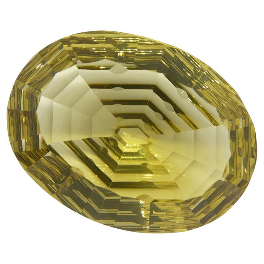 29.92ct Oval Citrine Fantasy/Fancy Cut