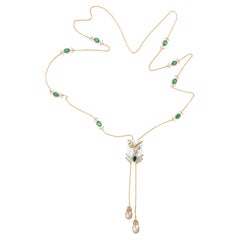 Emerald Chain Necklaces