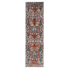 2'9 "x10' Tapis de course en laine nouée à la main Bijar Design amnes