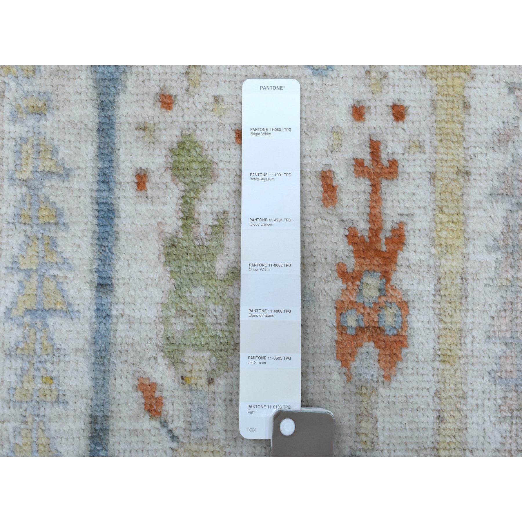 Afghano Tappeto Runner XL in Lana Morbida Annodata a Mano 2'9 