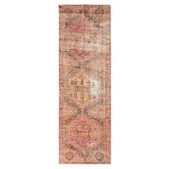 2
9"x9
1" Brown Vintage Northwest Persian 100% Wool Hand Knotted Runner Rug