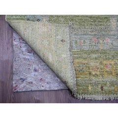 2'9 "x9'7" Greene & Greene Greene & Greene, animali figurativi annodati a mano, Runner Rugs