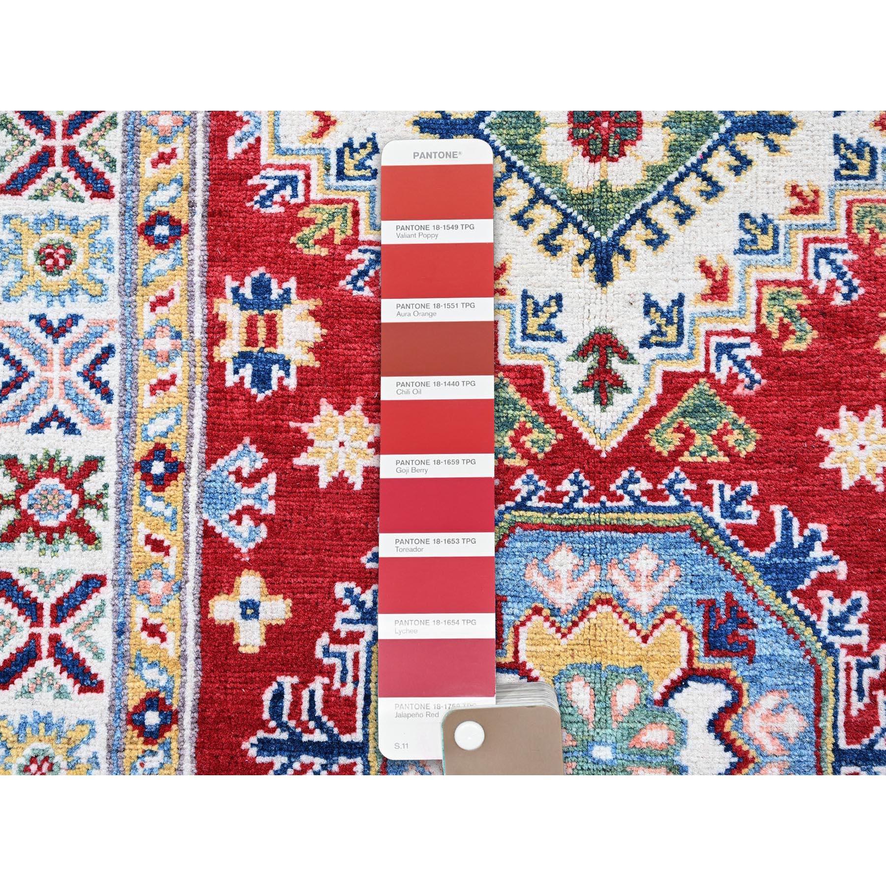 Afghano Tappeto Runner in lana morbida annodato a mano 2'9 