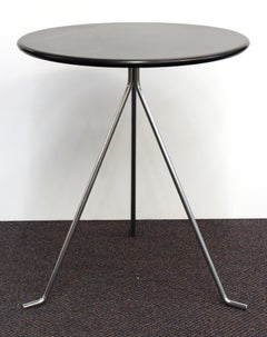 2B Danish Modern Round Metal Side Table