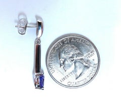2ct Amethyst Earrings 14kt