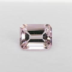 2Ct COR De Rosa Morganite Taglio Smeraldo 9×7mm: Gemma naturale Morganite sfusa
