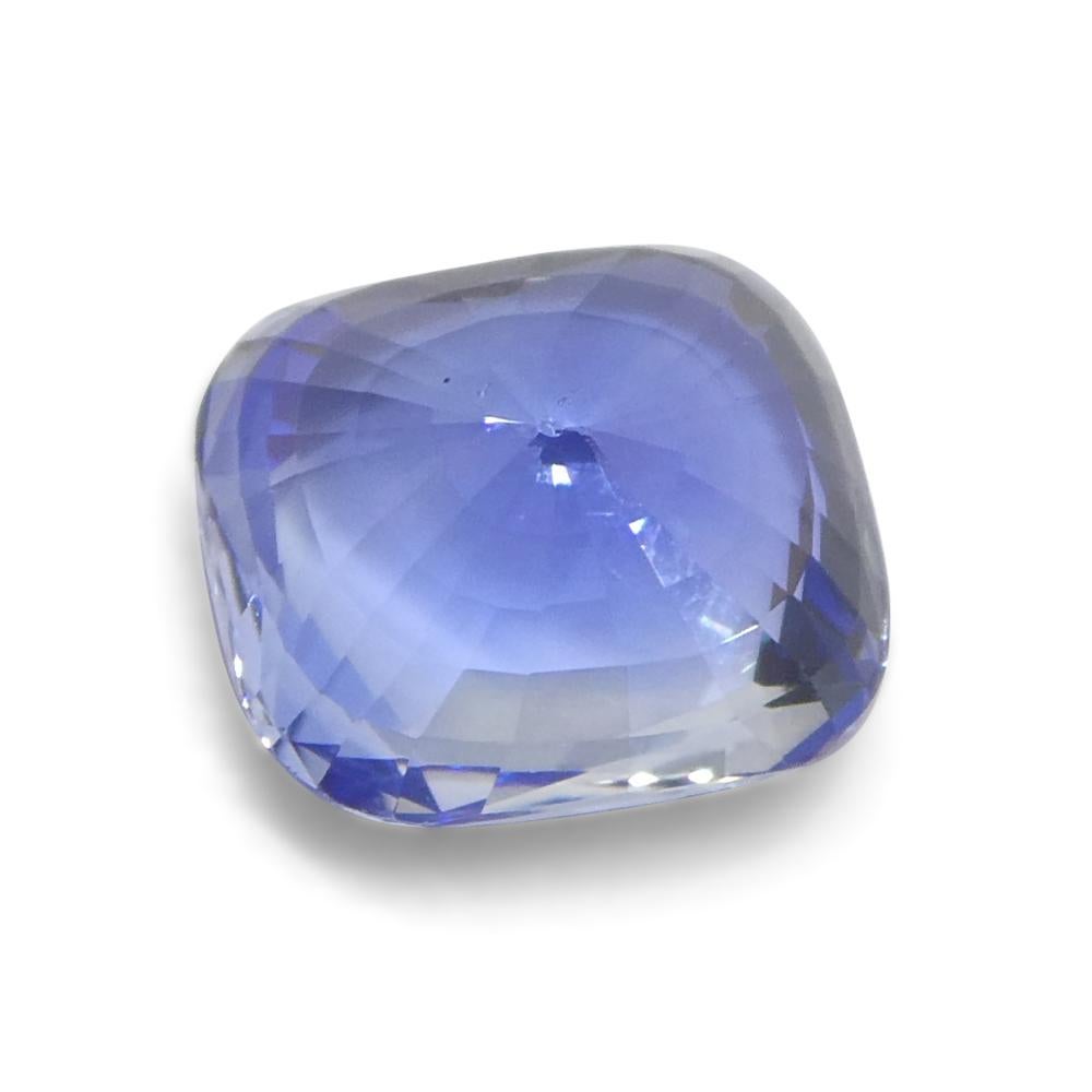 2ct Cushion Blue Sapphire from Sri Lanka For Sale 7