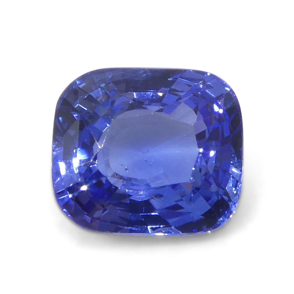 2ct Cushion Blue Sapphire from Sri Lanka For Sale 1