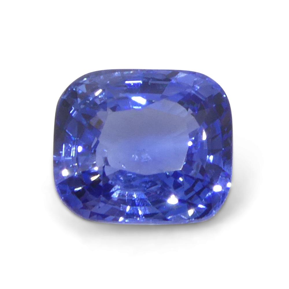 2ct Cushion Blue Sapphire from Sri Lanka For Sale 2